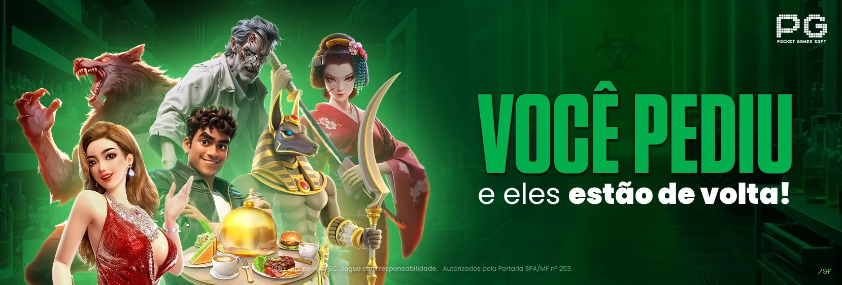 Imagem promocional do cassino online da 79f mostrando jogos ao vivo